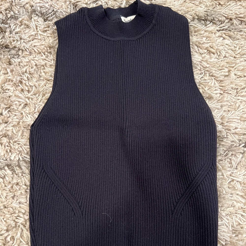 Mock turtleneck top
